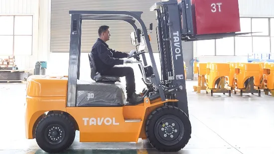 Tavol ディーゼルエンジン 2t 3t 4t 5t 8t フォークリフト 鋳鉄製カウンターウェイトフォークリフト
