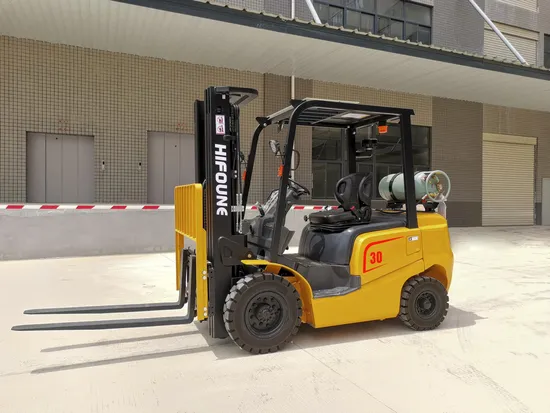 高品質のリフティング機器 Solideal タイヤ 3000kg 3500kg LPG ガスフォークリフト