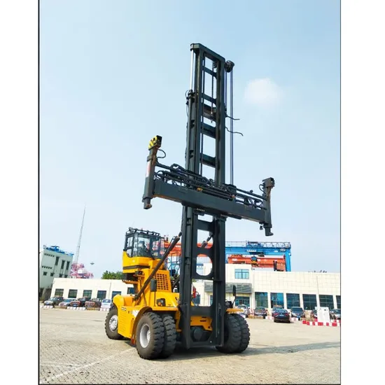 高吸気、長寿命エアフィルター、安全エレメント付き 9トン高所キャビン空コンテナハンドラー