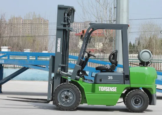 Propane Tank Gas Forklift EPA Certificate 2ton 3ton LPG Dual Gasoline Engine Cylinders Forklift Truck 