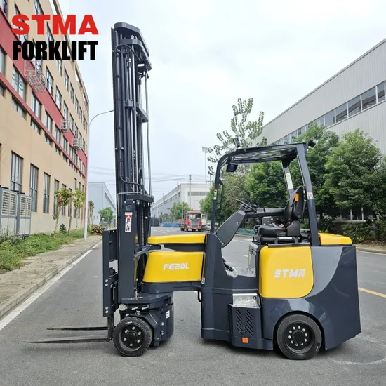 Stma Vna Forklift Electric Reach Trucks 1.5tonne 2tonne Small Narrow Aisle Articulated Forklift with 80V Lithium Battery 